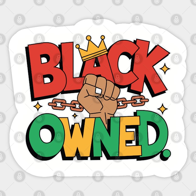 Black Owned, Black Business Sticker by UrbanLifeApparel